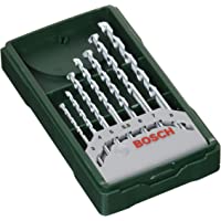 Bosch Professional 2607019581 Bosch Mini X-line - Set de 7 brocas para piedra (Ø 3-4-5-5-5-6-7-8 mm)- Piezas
